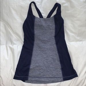 Lululemon athletic tank with built in sports bra